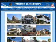 Tablet Screenshot of affordair.com.au
